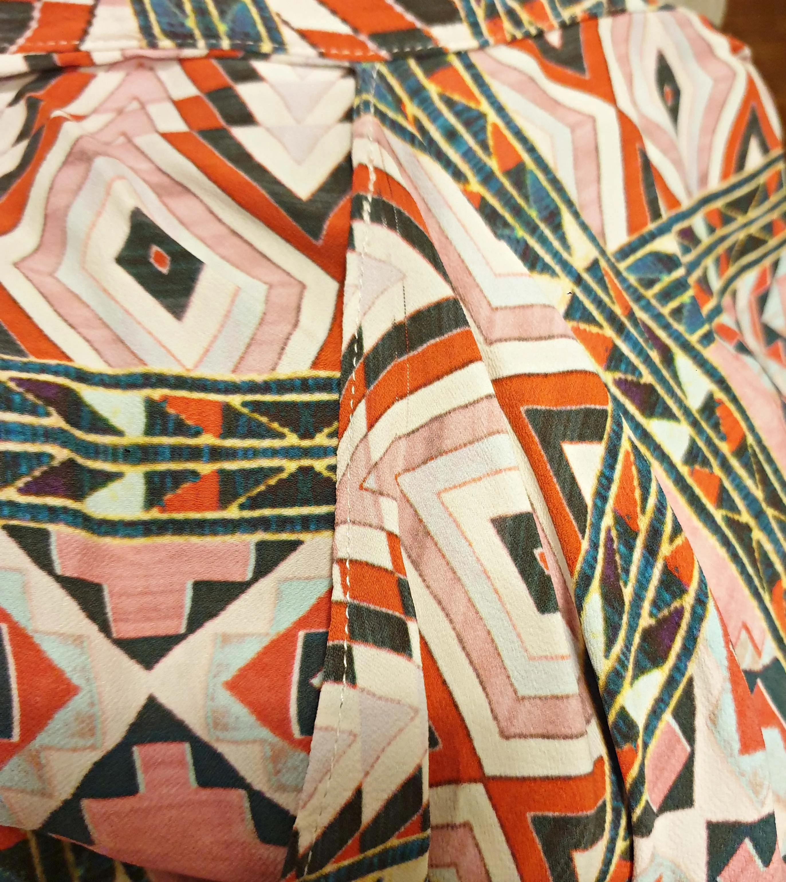 Mesop asymmetrical print skirt size 10