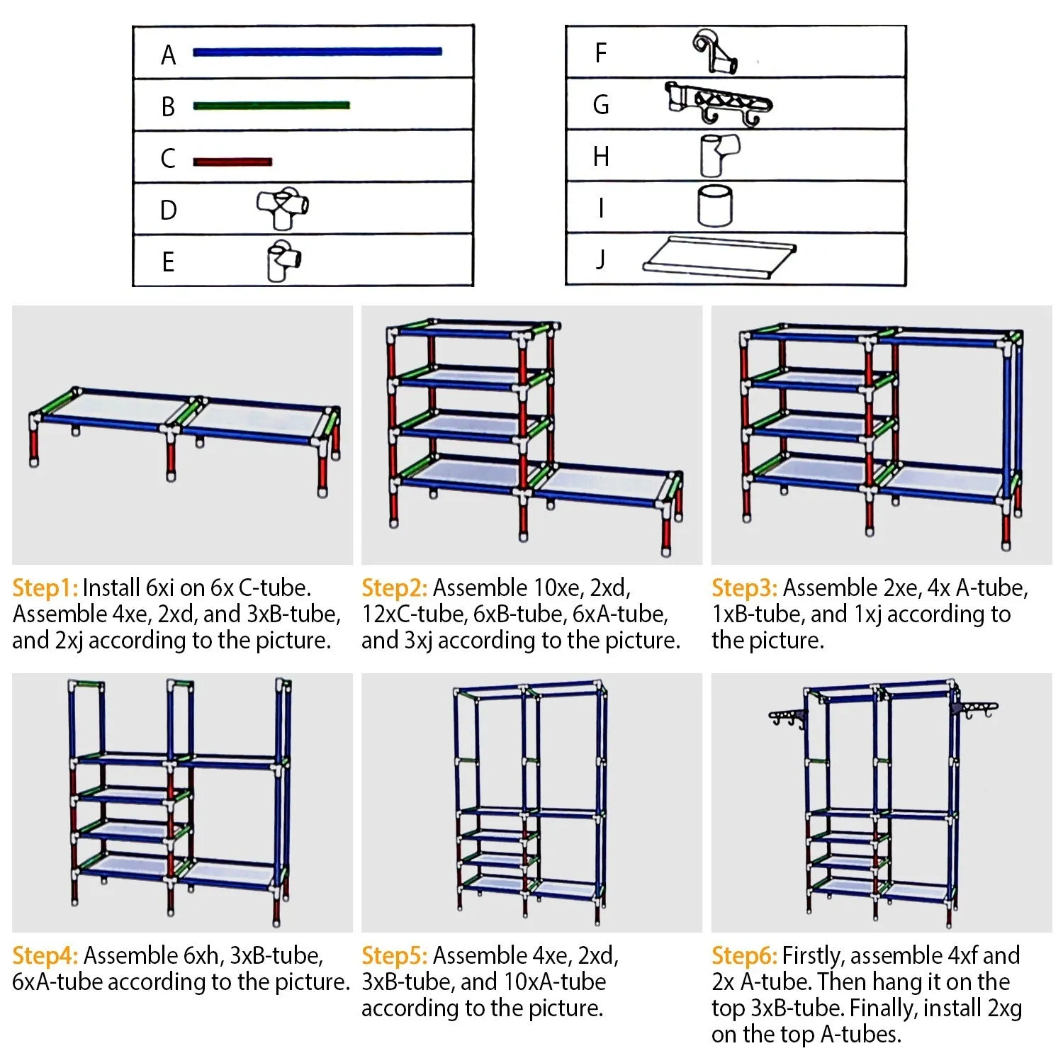 Metal Garment and Shoe Rack