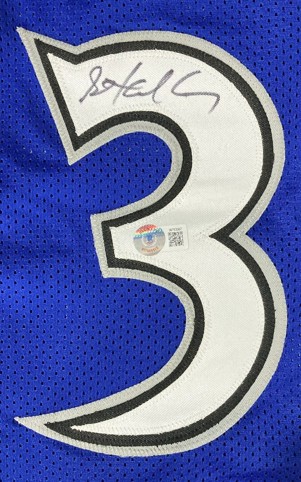 Minnesota Stephon Marbury Signed Custom Blue Pro-Style Basketball Jersey BAS ITP