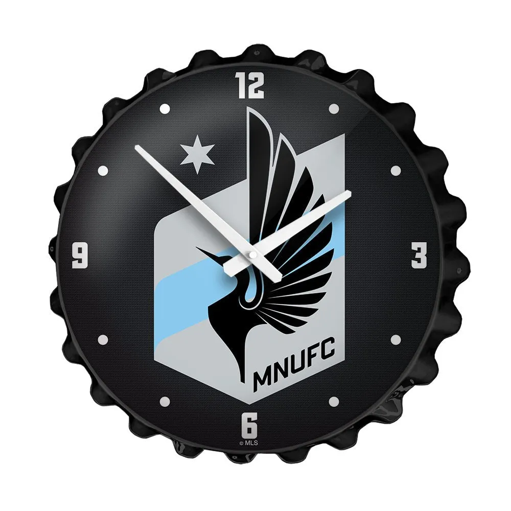 Minnesota United FC: Bottle Cap Wall Clock
