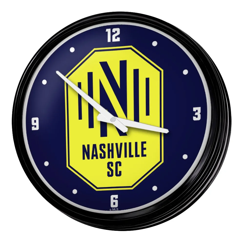 Nashville SC: Retro Lighted Wall Clock