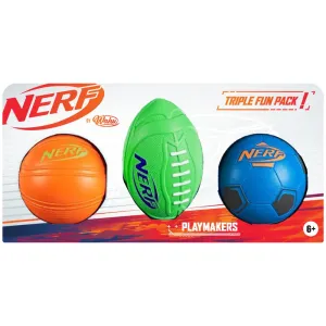 Nerf Basketball, Footy and Soccer 3 Pack