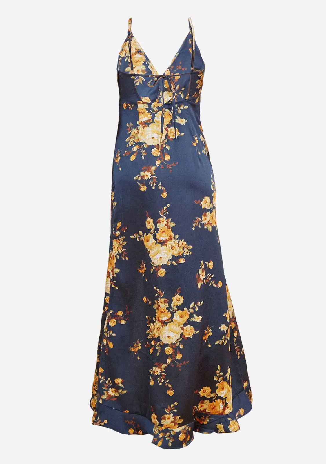 Open Leg Floral Dress