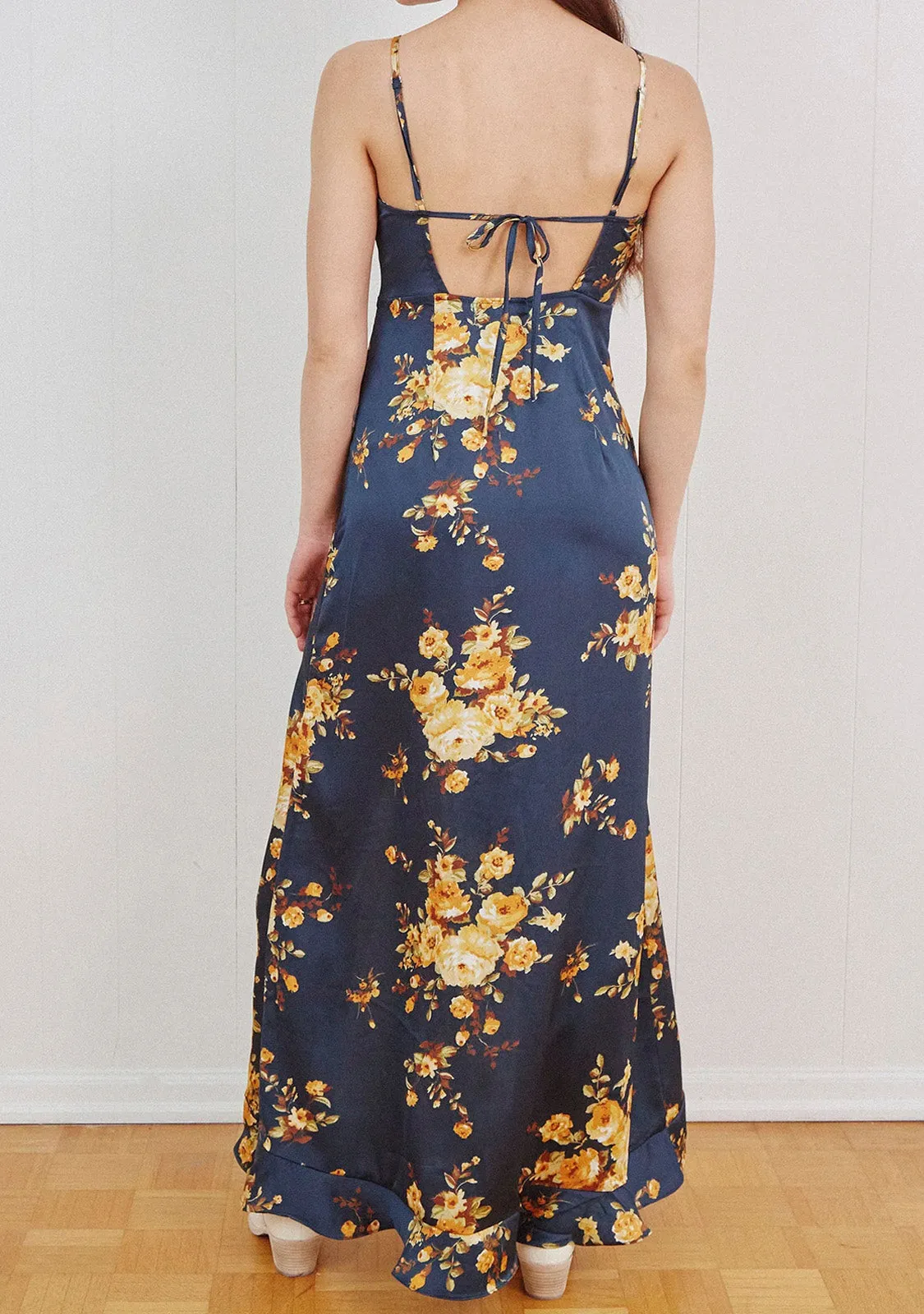 Open Leg Floral Dress
