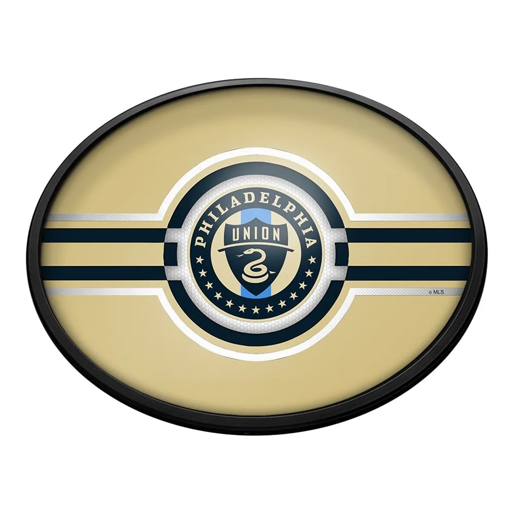 Philadelphia Union: Oval Slimline Lighted Wall Sign