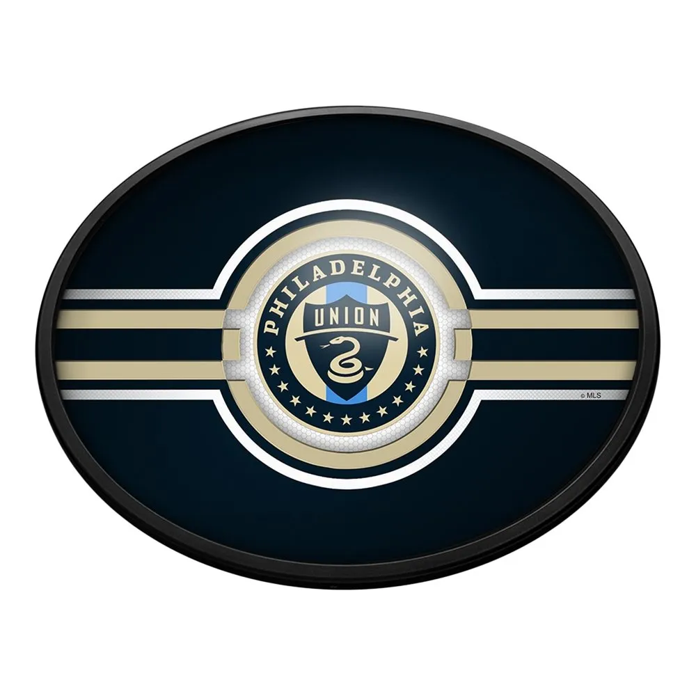 Philadelphia Union: Oval Slimline Lighted Wall Sign
