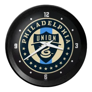 Philadelphia Union: Ribbed Frame Wall Clock