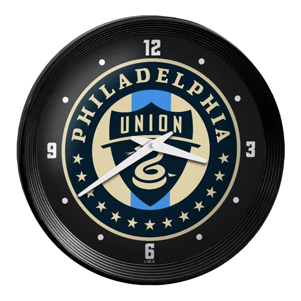 Philadelphia Union: Ribbed Frame Wall Clock