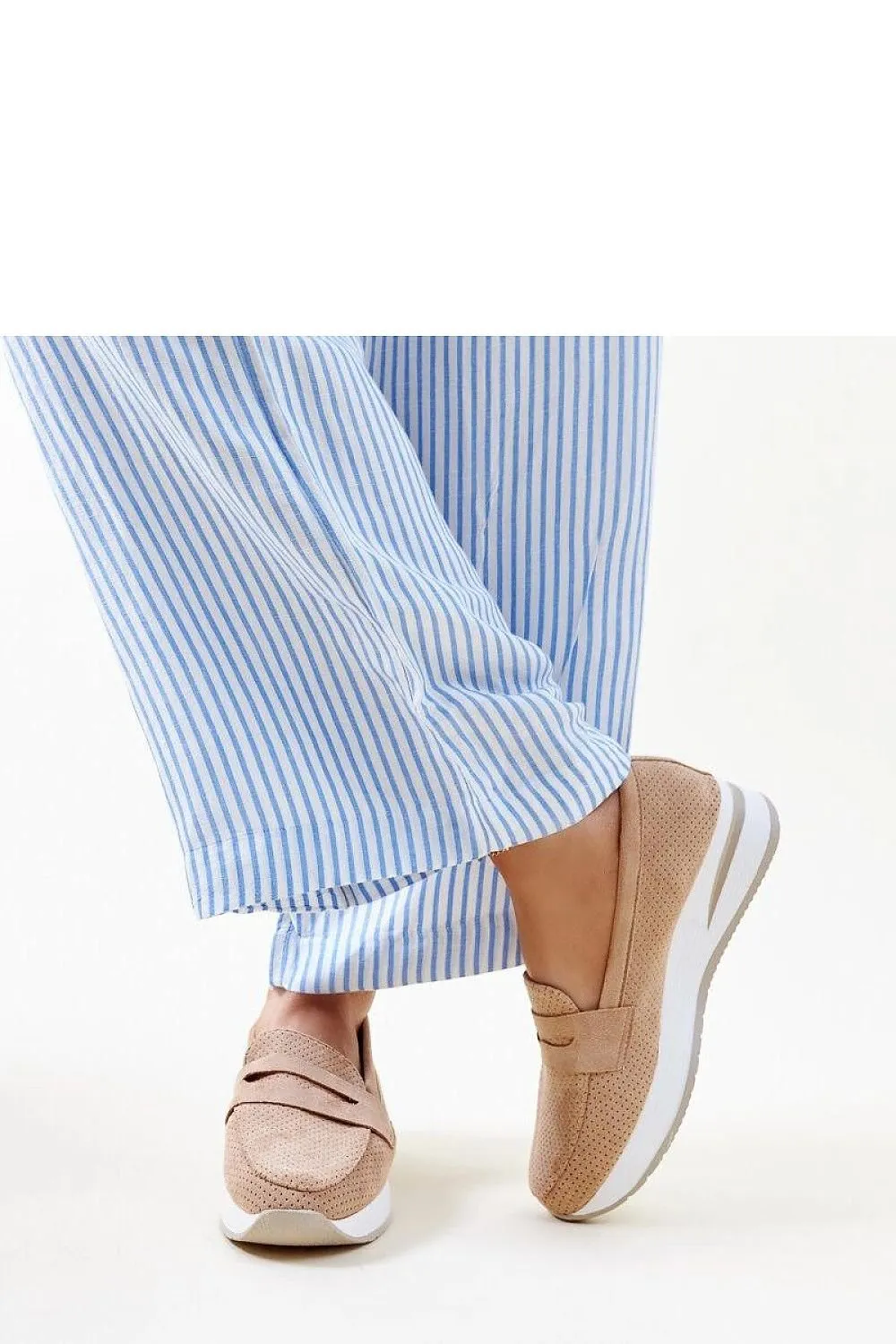 Pink high-quality rubber loafers