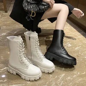 Platform Martin Boots