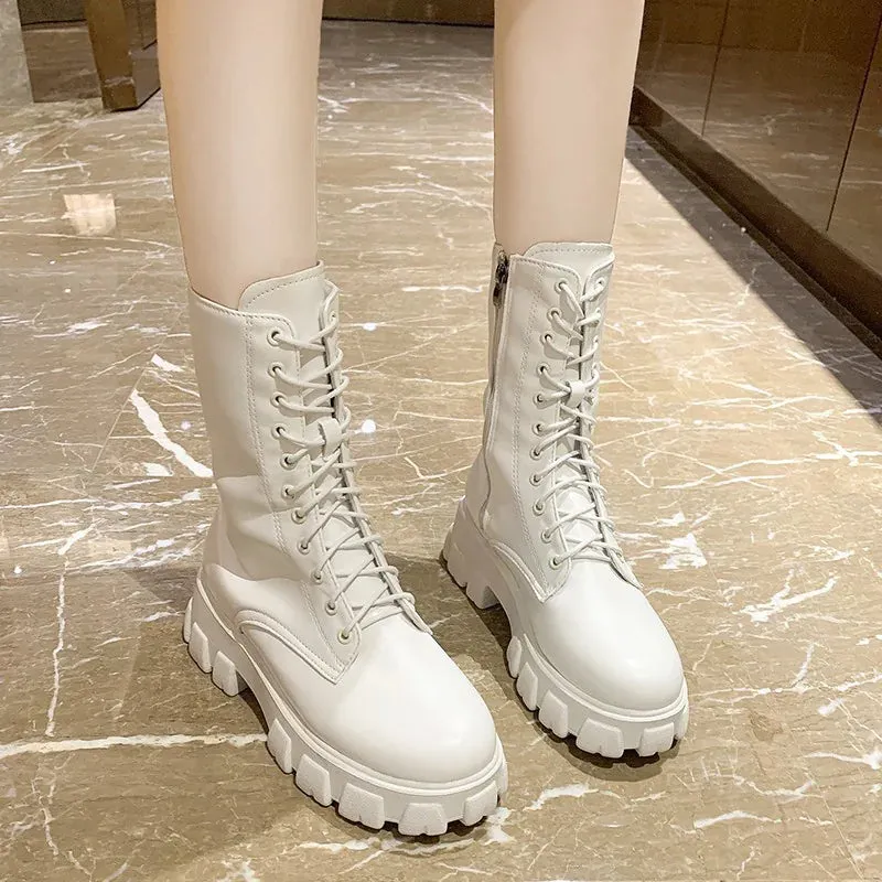 Platform Martin Boots