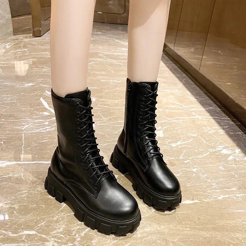 Platform Martin Boots