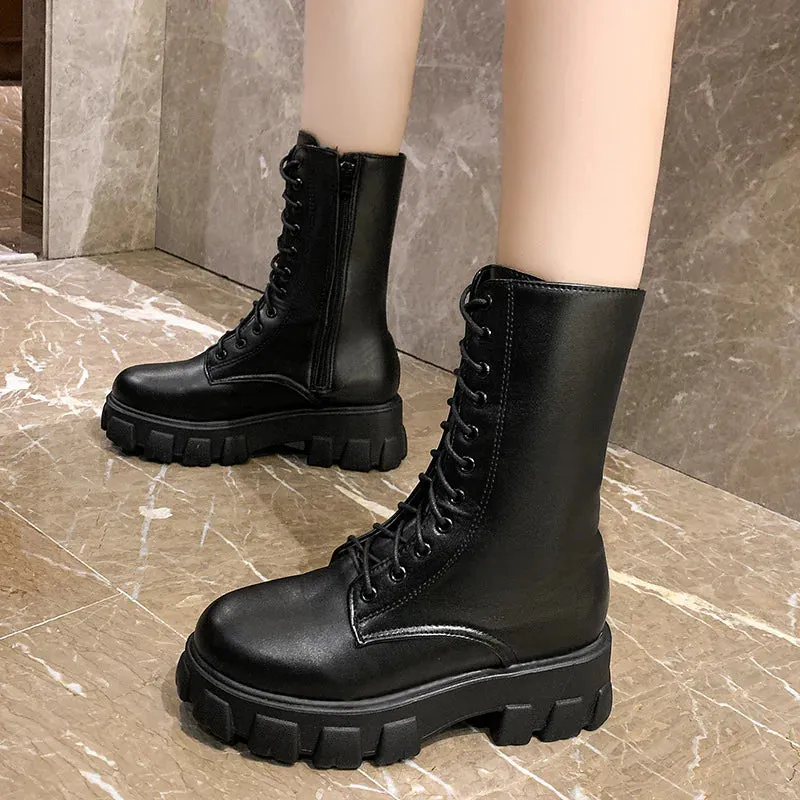 Platform Martin Boots