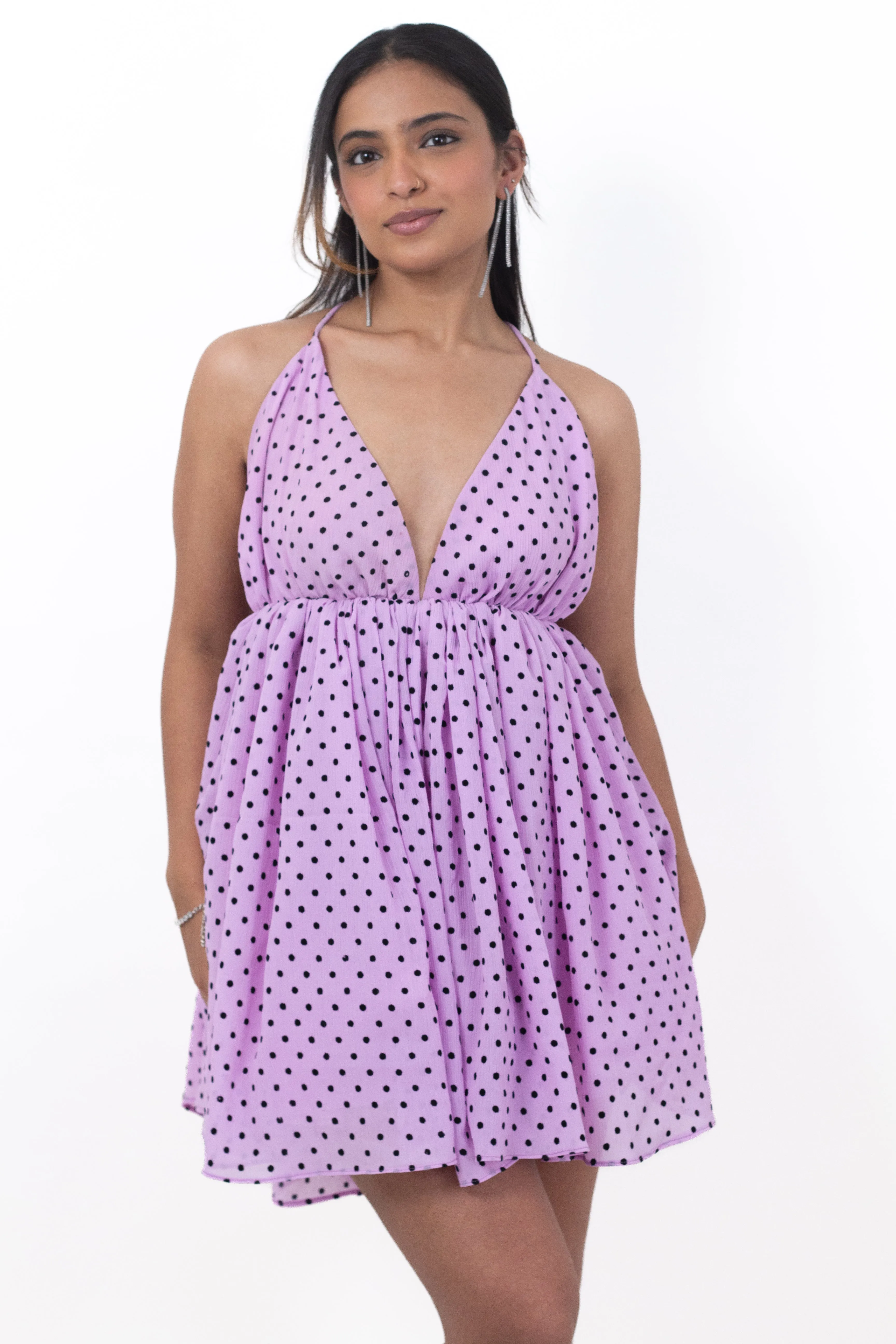 Polka Picnic Baby-Doll Dress