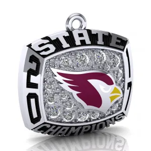 Pompton Lakes Cardinals Pendant