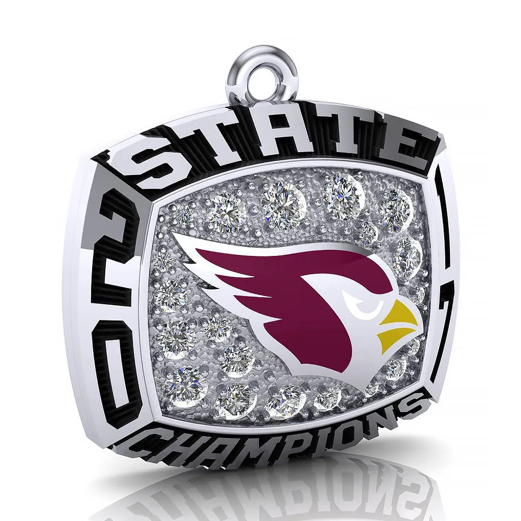 Pompton Lakes Cardinals Pendant