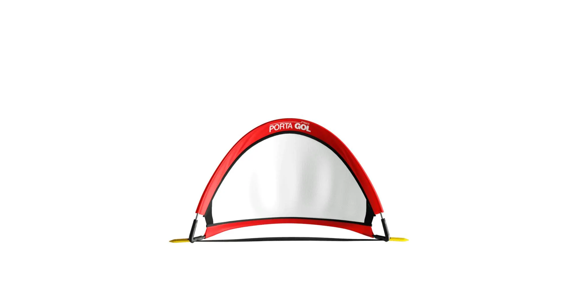PORTAGOL Round Pop Up Soccer Goal - Set of 2 Goals in a Carry Bag