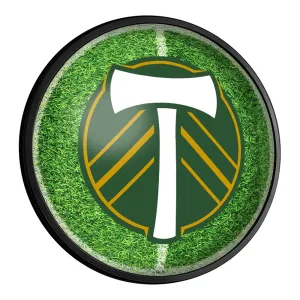 Portland Timbers: Pitch - Round Slimline Lighted Wall Sign