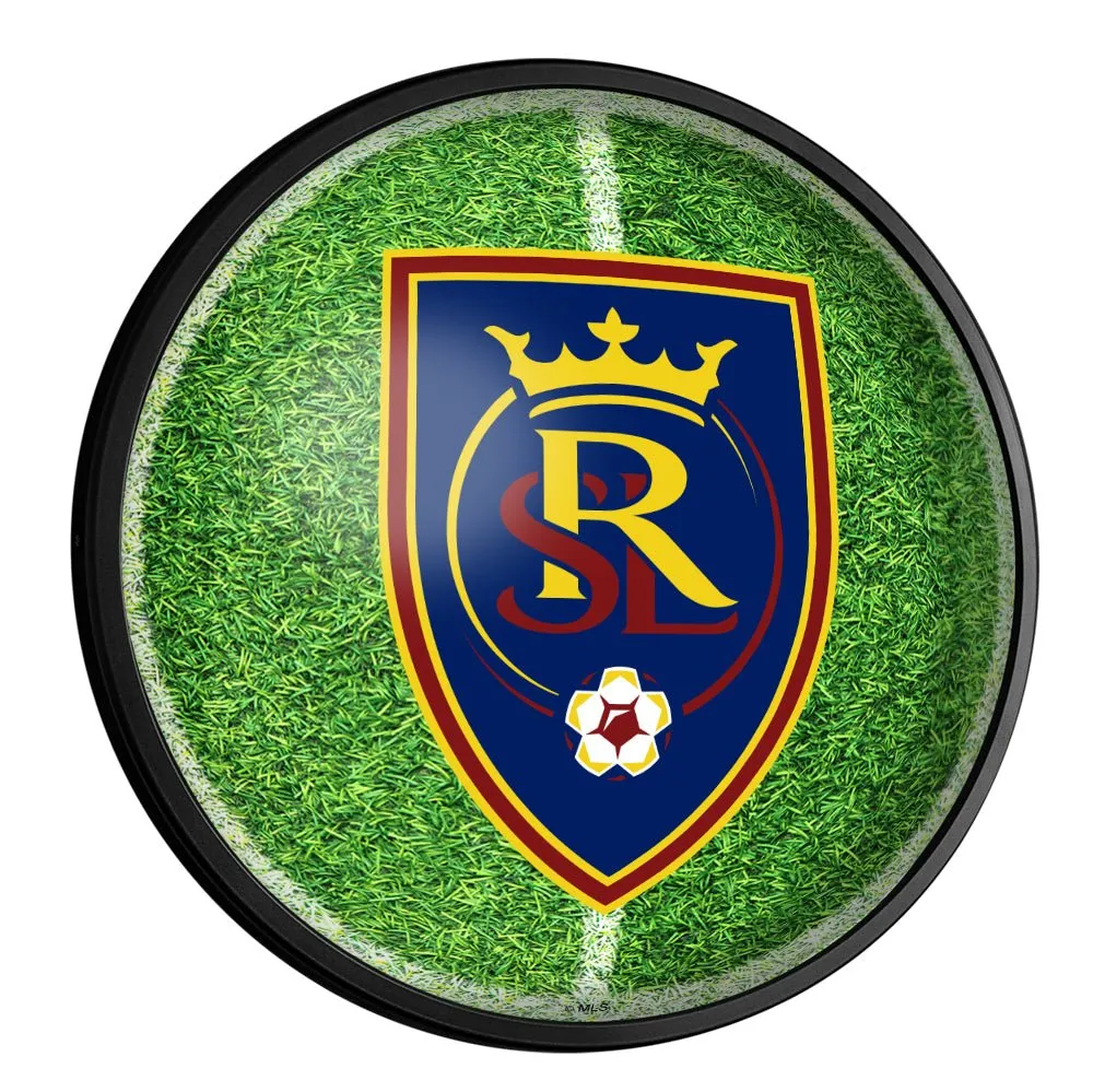 Real Salt Lake: Pitch - Round Slimline Lighted Wall Sign
