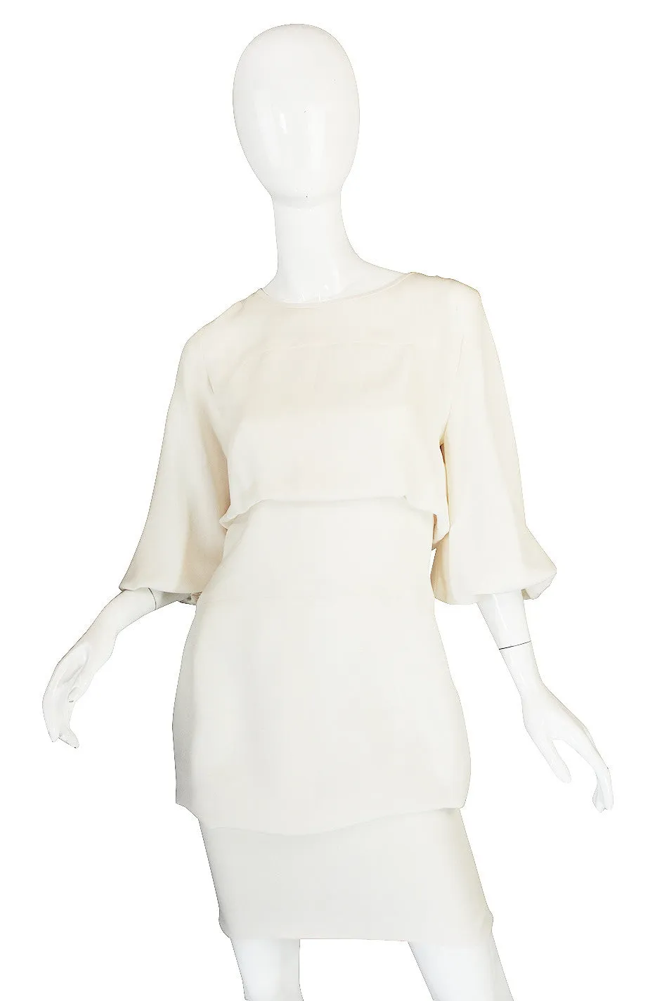 Resort 2012 Runway Chanel Silk Cream Dress