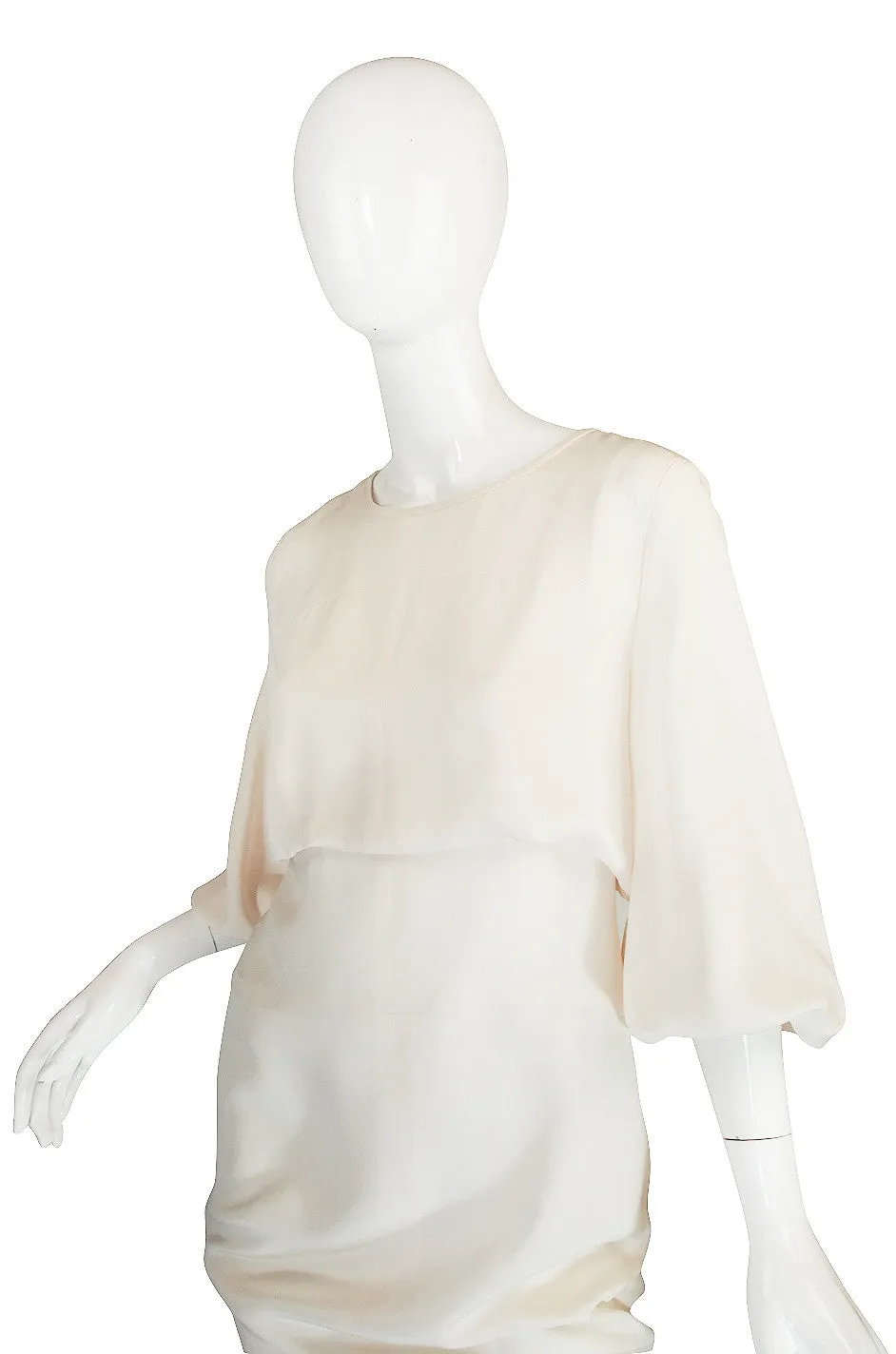 Resort 2012 Runway Chanel Silk Cream Dress