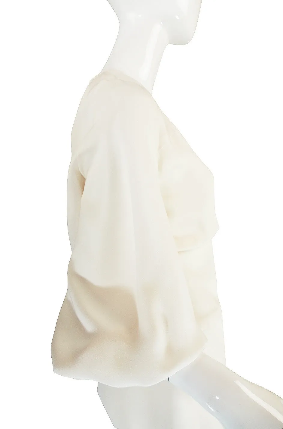 Resort 2012 Runway Chanel Silk Cream Dress