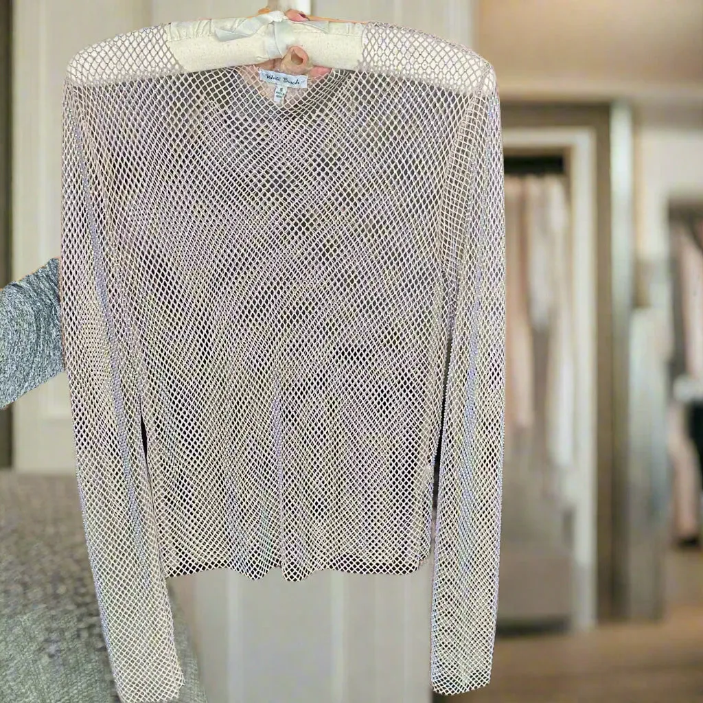 Rhinestone Mesh Top