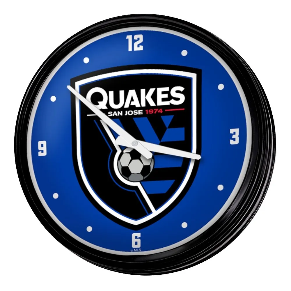 San Jose Earthquakes: Retro Lighted Wall Clock