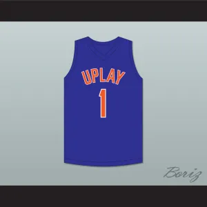 Shaedon Sharpe 1 UPLAY Canada AAU Blue Basketball Jersey 2