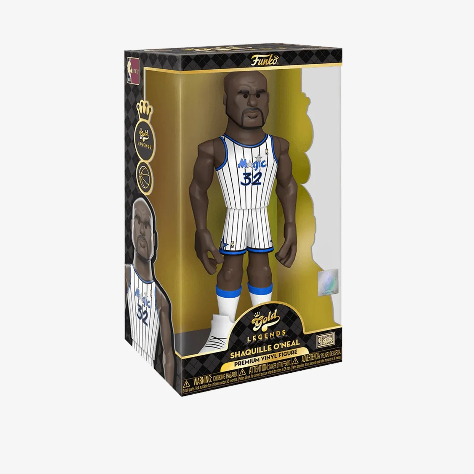 Shaquille O'Neal Orlando Magic NBA Legends 12" Vinyl Gold
