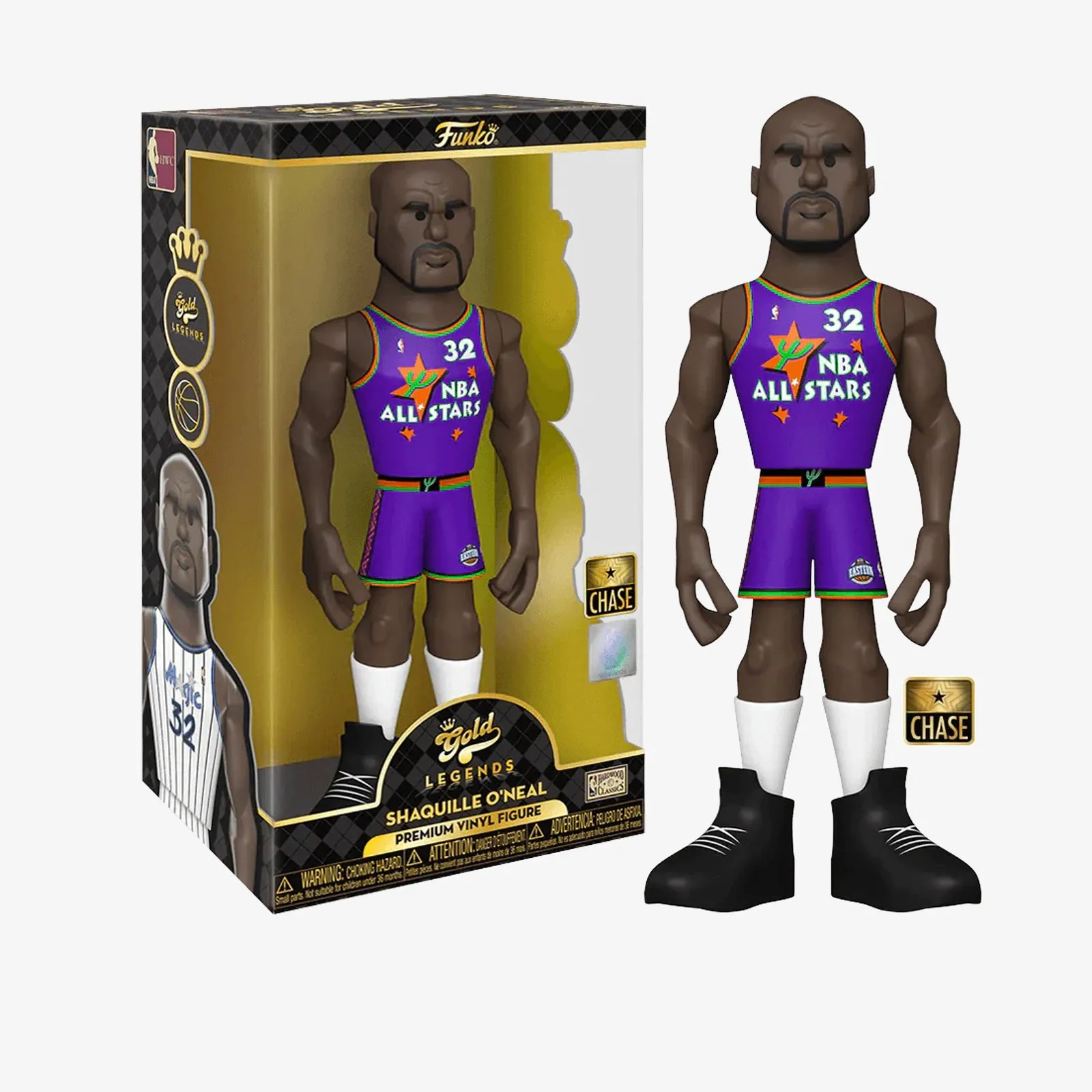 Shaquille O'Neal Orlando Magic NBA Legends 12" Vinyl Gold