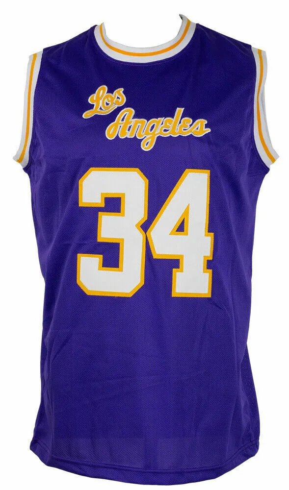 Shaquille O'Neal Signed Custom Purple Pro Style Basketball Jersey JSA ITP