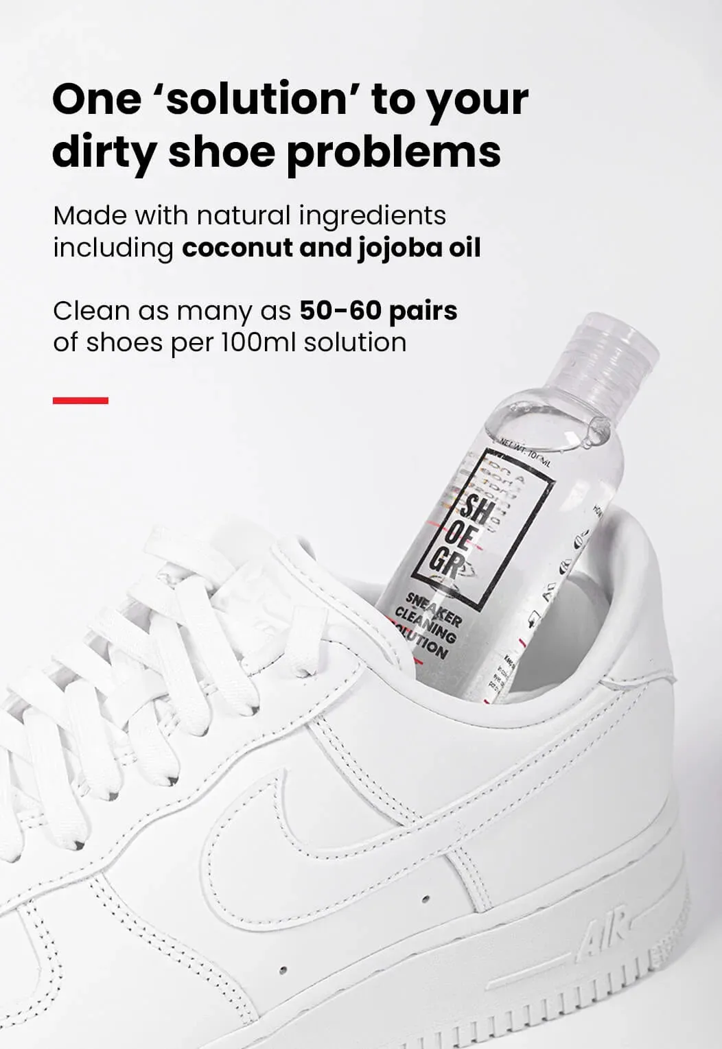 Shoegr - Sneaker Cleaning Solution - 100ml