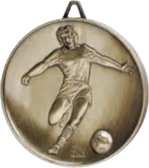 Soccer Female, High-Quality Satin Finish