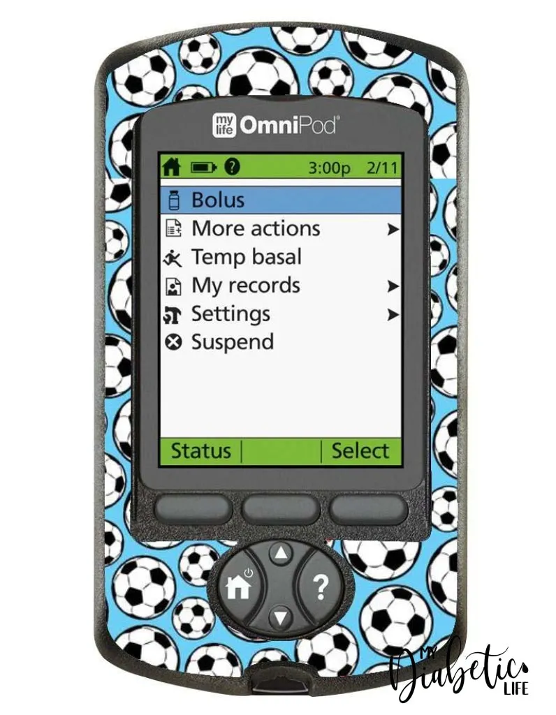 Soccer Mad - Omnipod PDM sticker
