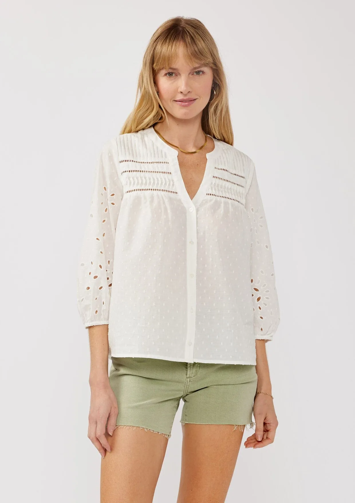 Solene Button Down Blouse