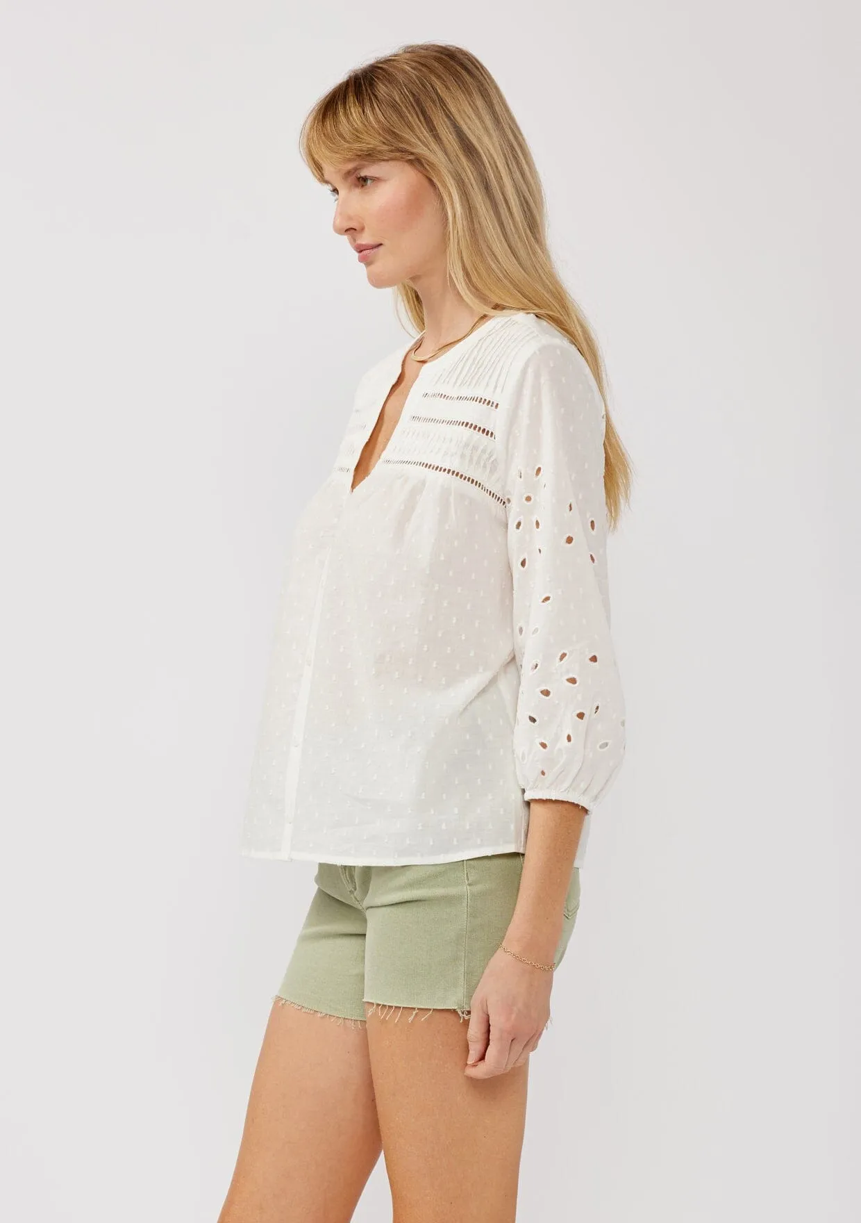 Solene Button Down Blouse