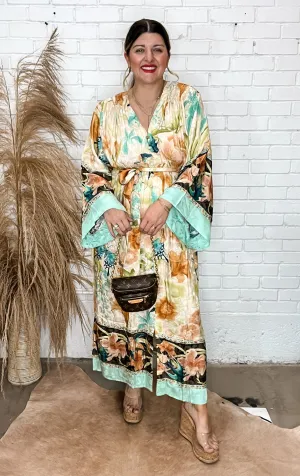 {Spell} Painter's Garden Gown - Seafoam