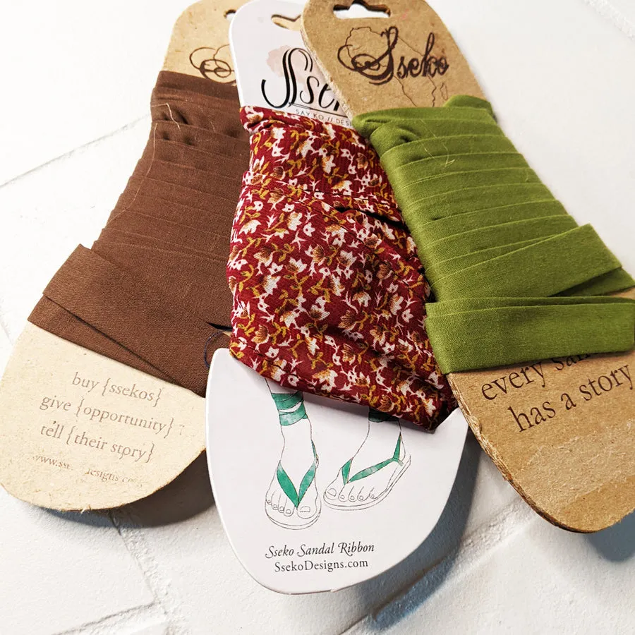 Sseko Ribbons - Solid Coloured