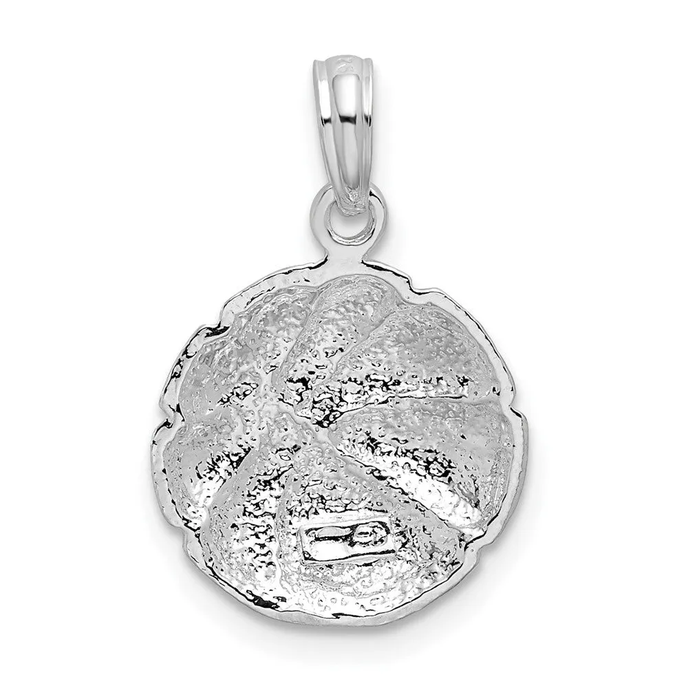 Sterling Silver Polished Basketball Pendant