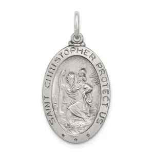 Sterling Silver St. Christopher Basketball Medal