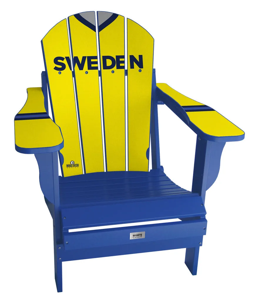 Sweden Complete Custom with personalized name World Soccer Chair Mini