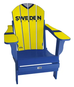Sweden Complete Custom with personalized name World Soccer Chair Mini