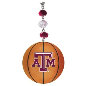 Texas A & M  University - Team BASKETBALL (set of 3)   MAGNETIC ORNAMENT