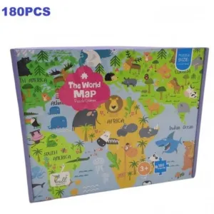 The World Map Puzzle Games 180 Piece 6305