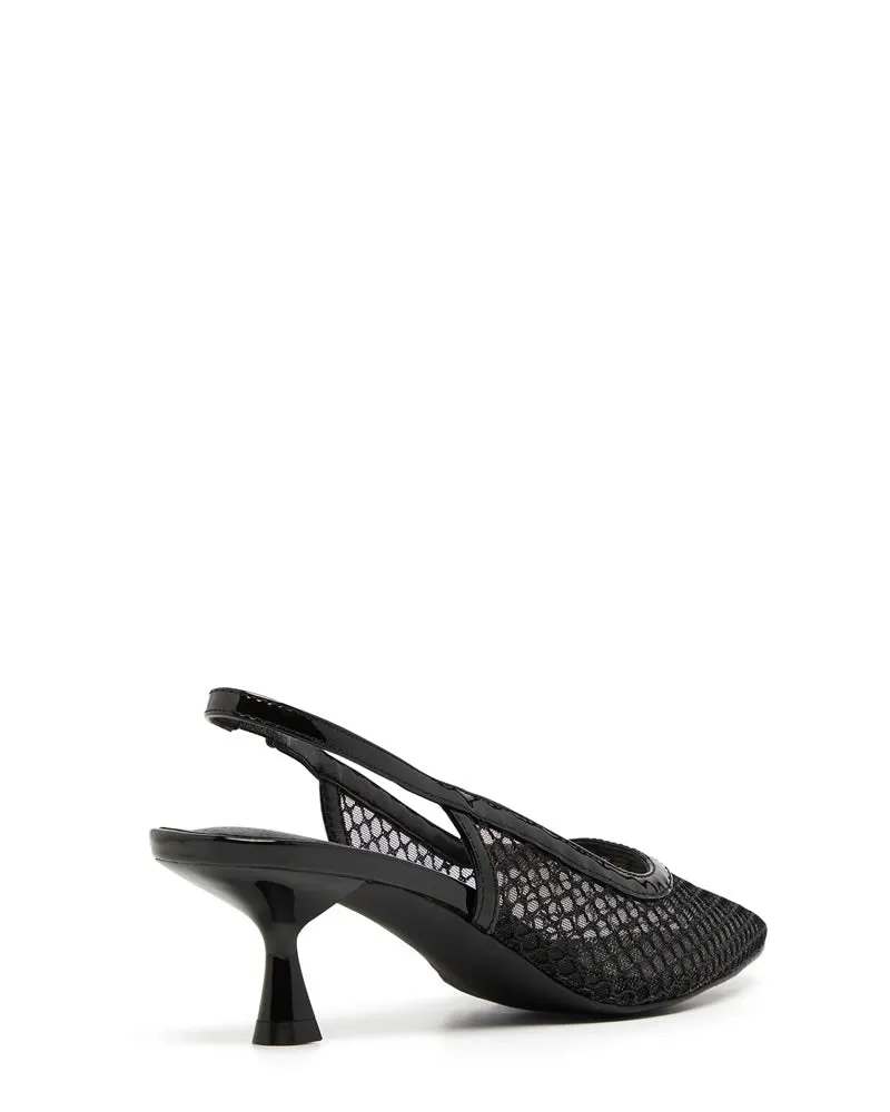 Therapy Shoes Bentleyy Mesh Low Heel Sling Back Pumps.