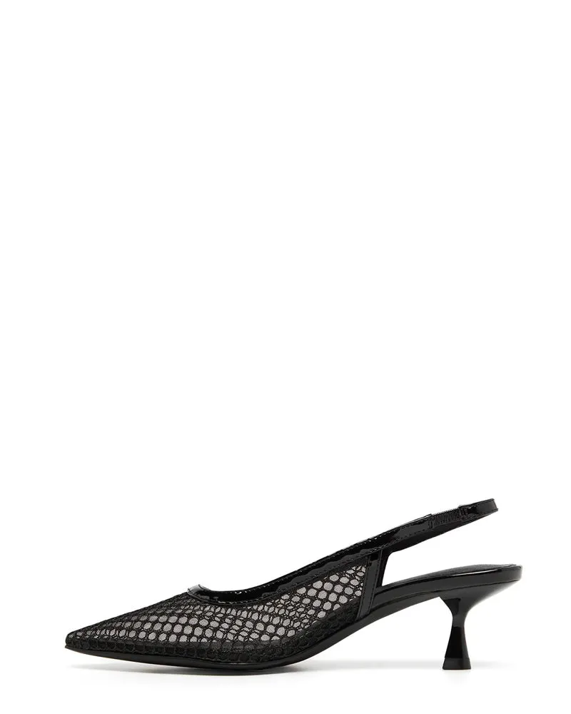 Therapy Shoes Bentleyy Mesh Low Heel Sling Back Pumps.