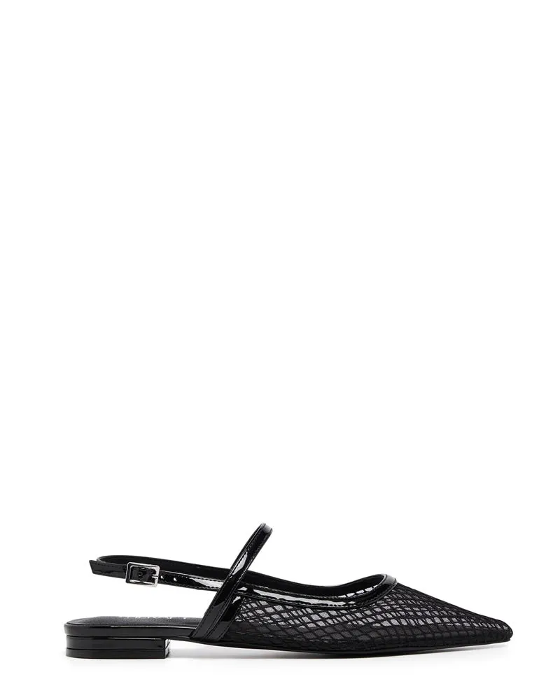 Therapy Shoes Lourdes Mesh Sling Back Flats