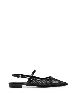 Therapy Shoes Lourdes Mesh Sling Back Flats