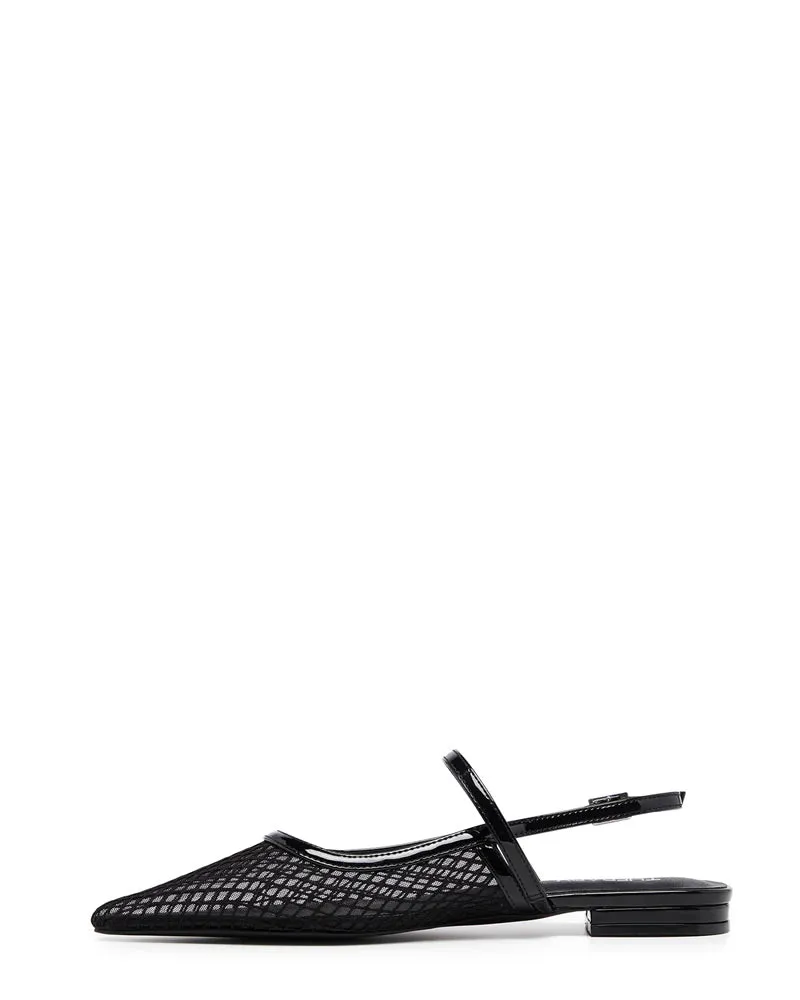 Therapy Shoes Lourdes Mesh Sling Back Flats